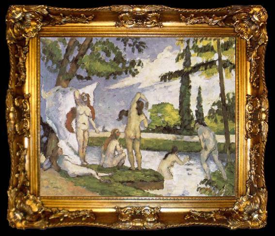 framed  Paul Cezanne Bathers, ta009-2